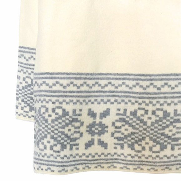 Cream Holiday Tunic Sweater NWOT - Picture 4 of 7